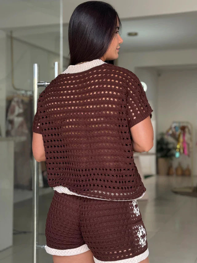 Conjunto tricot positano