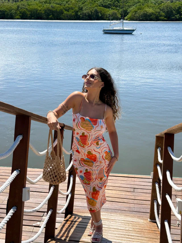 Vestido Midi Bah Cajú
